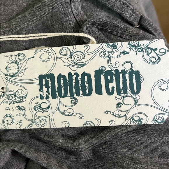 Mollo Rello Boho Handcrafted charcoal sheath dress size Large Crochet Summer - Picture 7 of 7